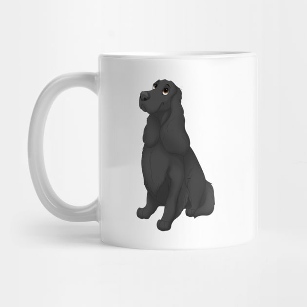 Black English Cocker Spaniel Dog by millersye